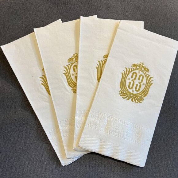 Official Disneyland Club 33 Paper Napkins - Picture 1 of 4